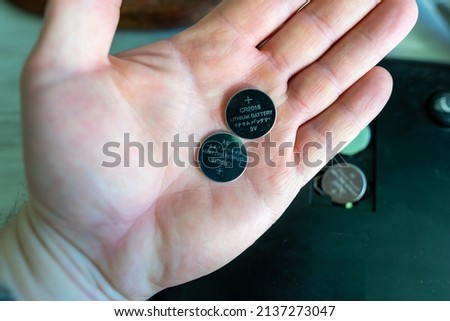 Replacing coin-cell batteries in an electrical appliance