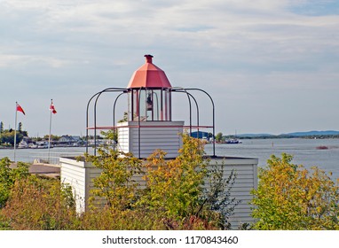 Replica Of The Bird-Cage Lighthouse In Little Current, Manitoulin Island, Ontario, Canada Sept.1st.2018