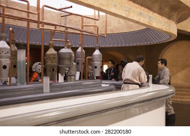 The Replica Of The Cantina At The Star Wars Celebration In Anaheim, California, April 2015.