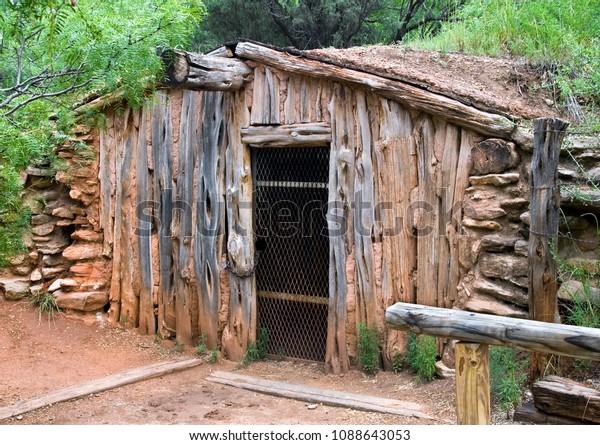 Replica Charles Goodnight Dugout Palo Duro Stock Photo Edit Now