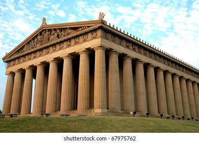 Replica Of The Greek Parthenon In Nashville Tennessee