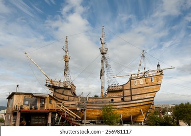 Replica Of Magellan Ship - Punta Arenas - Chile