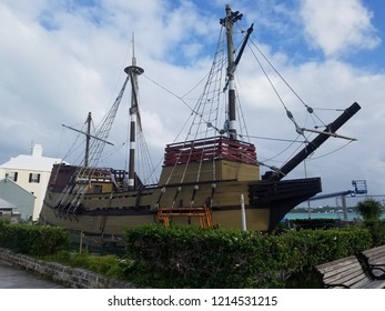 Replica Of The Ship Deliverance, Saint George, Bermuda.  Oct 1st, 2018.