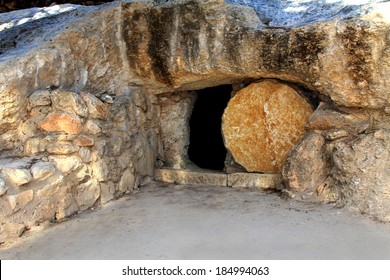Replica of the tomb of Jesus in Israel - Shutterstock ID 184994063