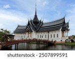 Replica of Wat Mahathat at the Ancient City, Samutprakarn, Thailand