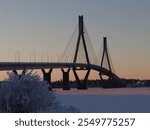 Replot bridge in Mustasaari Finland