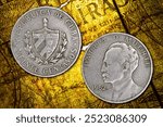 Republic of Cuba centavo coin, Jose Marti