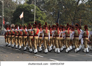 Republic Day Parade In Kolkata, India