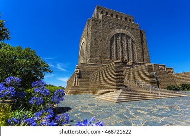 Republic Of South Africa. Pretoria. Massive Granitic Voortrekker Monument Commemorating The Pioneer History Of Southern Africa