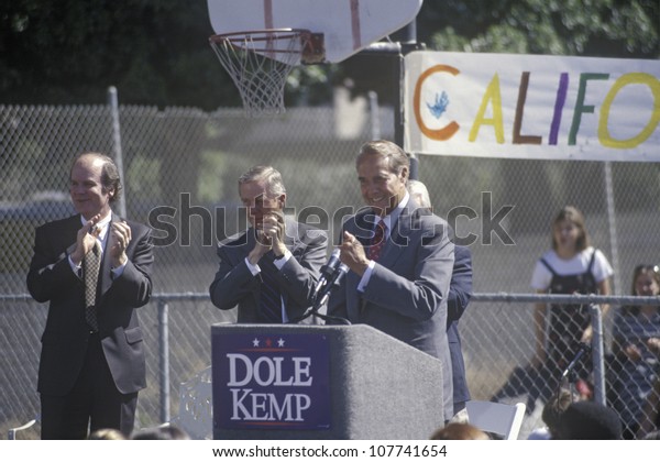 Republican Presidential Candidate 1996 Election Senator Stock Photo