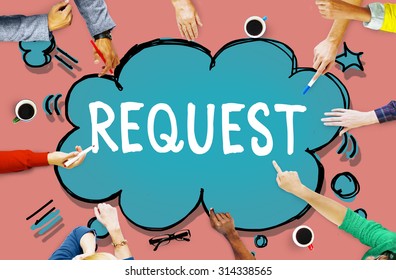 Request Requirement Desire Order Demand Concept