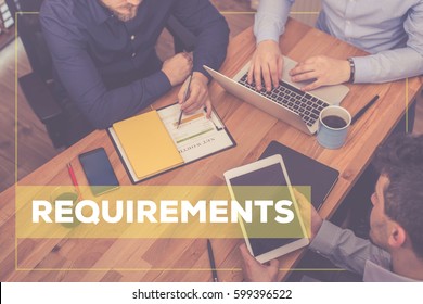 REQUIREMENTS CONCEPT - Shutterstock ID 599396522