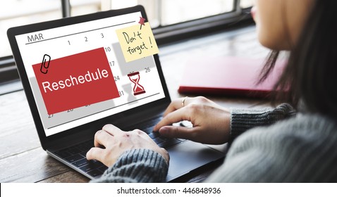 Reschedule Calendar Plan Planning Organizer Concept