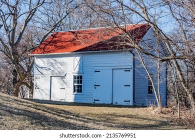 Rescue Boat Storage Building, Sandy Hoot Lighthouse, New Jersey, USA