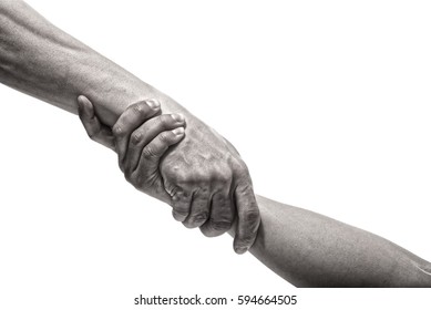 Rescue or helping gesture of hands - Shutterstock ID 594664505
