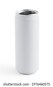 Resealable minimal white beverage can