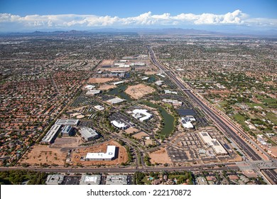 Research Park along the 101 freeway in Tempe, Arizona