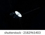 Research probe in outer space. Elements of this image furnished by NASA. High quality photo