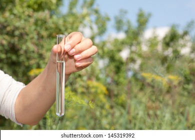 Researcher Testing The Water Quality