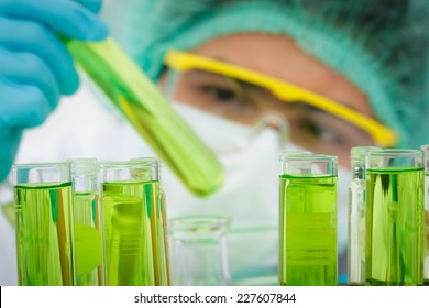 researcher working in a laboratory.