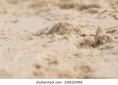 Reserva Beach, In Rio De Janeiro. Sunny Day With Some Clouds. Empty Beach.