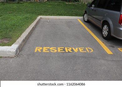 Reserved Parking Spot