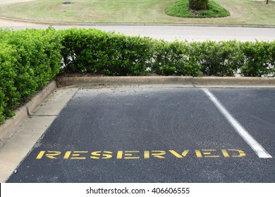 Reserved Parking Spot