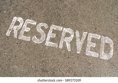 Reserved Parking Spot 