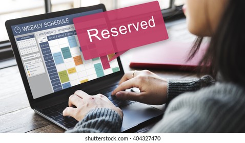 Reserved Private Restaurant Seating Service Setting Concept