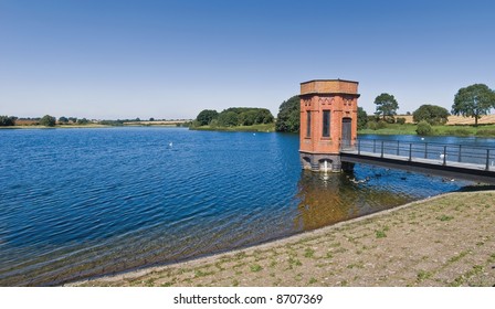 The reservoir at sywell northamptonshire midlands england uk.