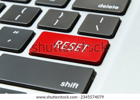 Reset Word on Computer Keyboard Keys