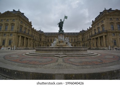 Würzburg Residence With The Court Gardens And Residence Square, Würzburg, Germany