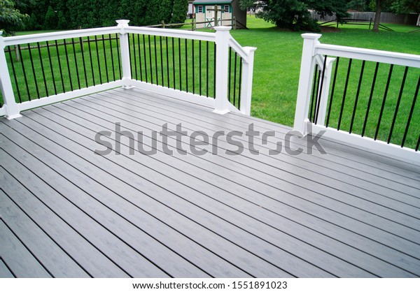 Residential Backyard Gray\
Composite Deck
