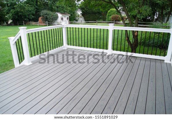 Residential Backyard Gray\
Composite Deck