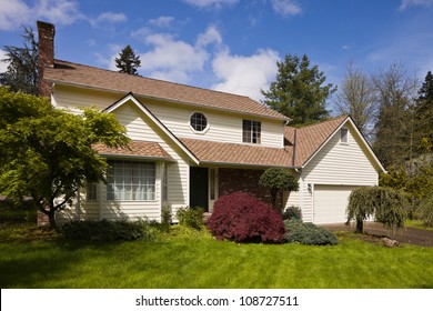 Residential Home.  Average American Two Story Residential Home.