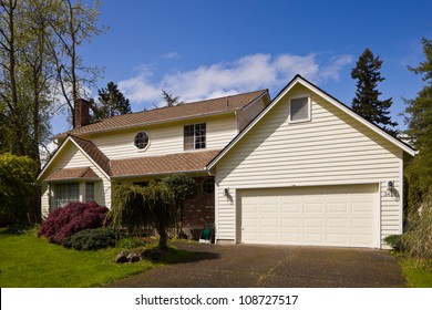 Residential Home.  Average American Two Story Residential Home.