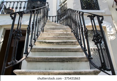 Residential Home Staircase In Savannah Georgia