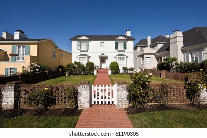 Residential Homes. Average American Two-story Residential Home.