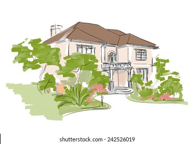 Architectural Drawing Stock Illustrations, Images & Vectors | Shutterstock