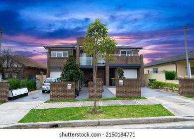 Residential House In A Suburb Of Sydney NSW Australian. 