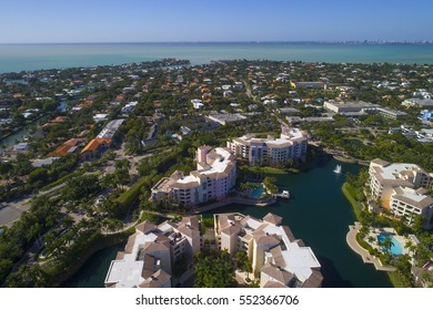 Residential Neighborhood In Key Biscayne Florida