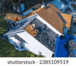 Residential Roofing Stock Photos - Drone