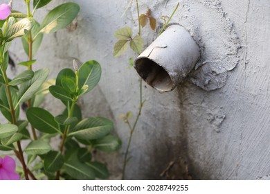 Residential Sewer Pvc Pipe - Close Up Drain Pipe