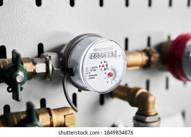 Residential Water Meter Installed On Pipeline Stock Photo 1849834876 ...