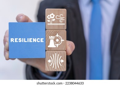 Resilience Business Concept. Resilient Strength Company.