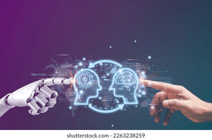 Reskill supports upskill learning, while reskill and upskill strengthen business technology through digital communication, with reskill linking world, internet, web, future, sign, modern, global learning. background business, background technology