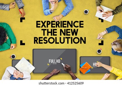Resolution Digital Screen Ultra Technology Display Concept