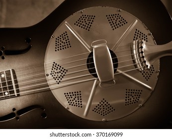 Resonator Guitar - Sepia