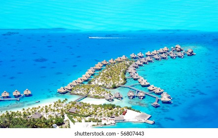 Resort At Bora Bora , Aerial View