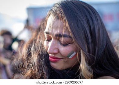 In Response To The Arrest Of An Iranian Woman Mahsa Amini By The Country's Morality Police In Tehran, A Protest Demonstration Was Held In Kadikoy Istanbul, Turkey On October 2, 2022.